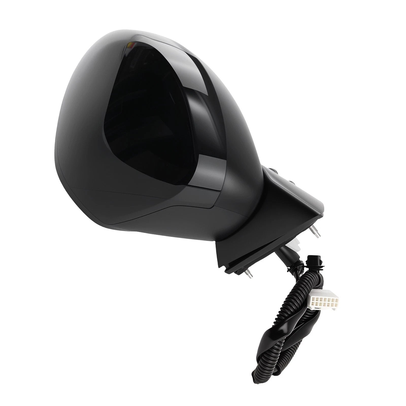 Power Front Left Mirror for Honda Civic EX (2022–2024) Black Glass