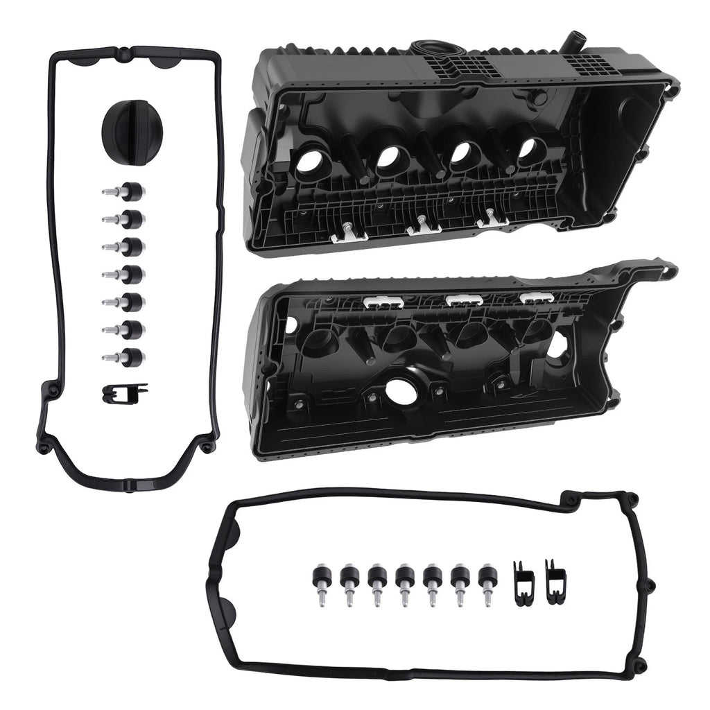 Left + Right Valve Cover Set for BMW 545i 645Ci 550i 650i (2004–2010)