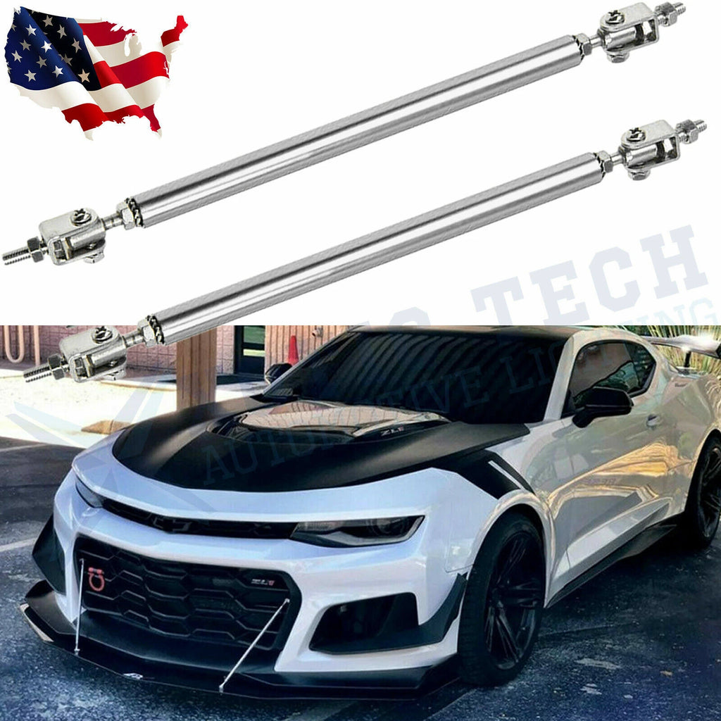 Adjustable Front Bumper Lip Splitter Support Bars for Chevy Camaro (2016–2025)