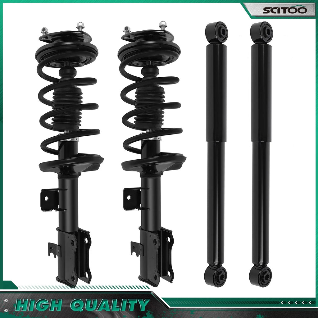 Set of 4 Complete Struts & Rear Shocks for Suzuki Grand Vitara (2006–2013)