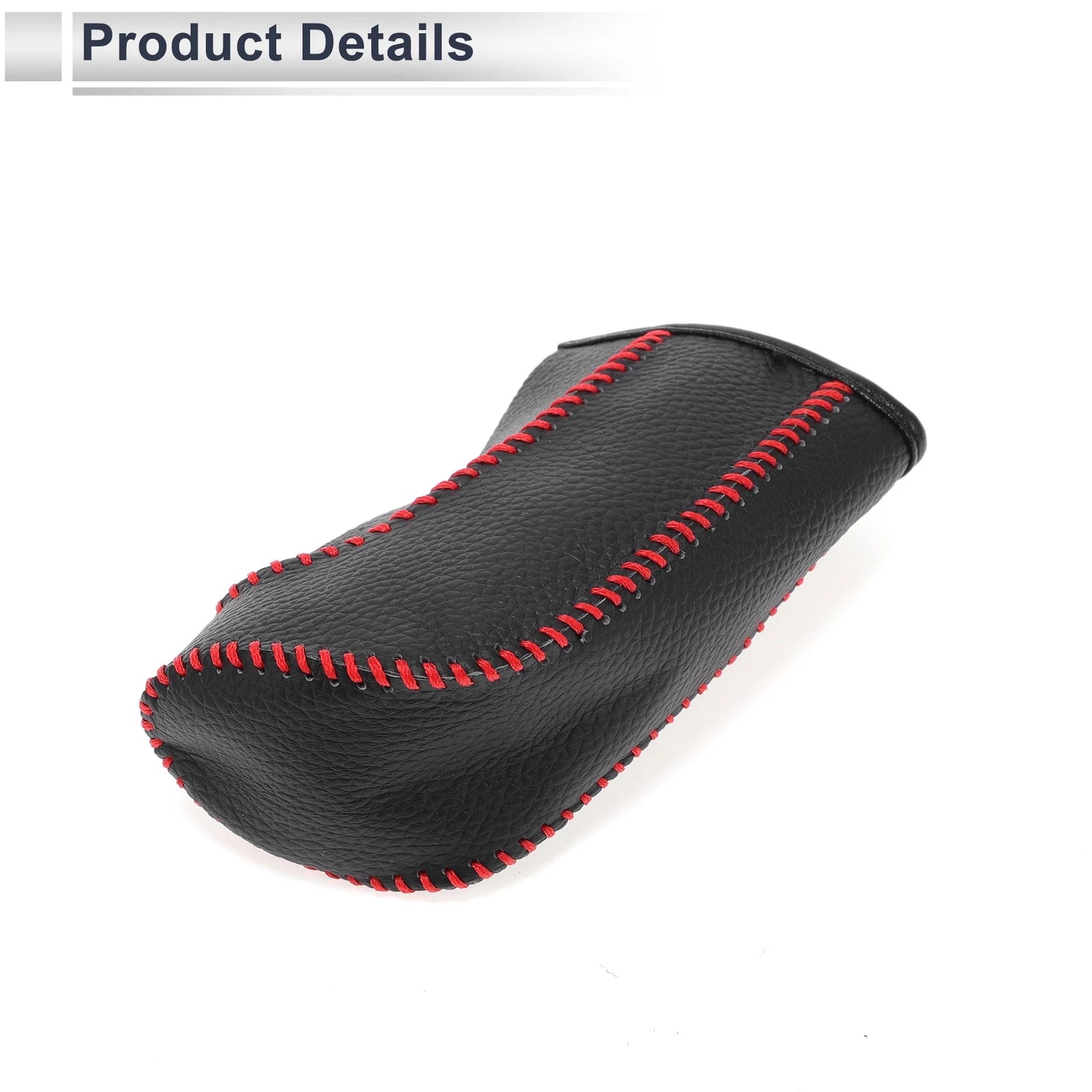 1 Pc Gear Shift Knob Cover for Nissan Tiida (2004–2012) Pebbled Black Red