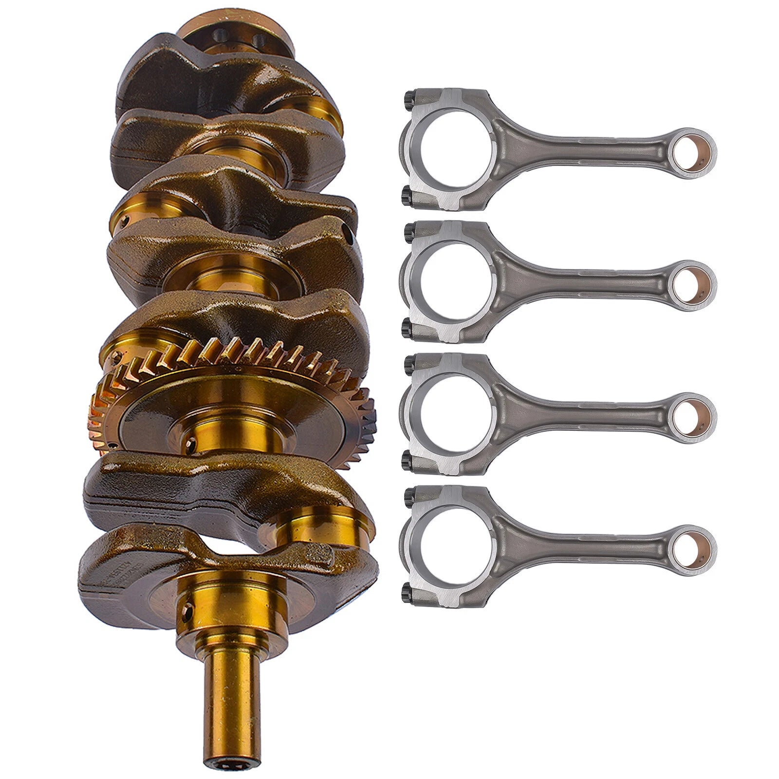 Engine Crankshaft + Connecting Rods for Toyota Camry RAV4 Scion tC XB (2002–2015) 2AZ-FE