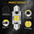 2X LED Dome Map Marker License Plate Light for (6411 6413 DE3425)