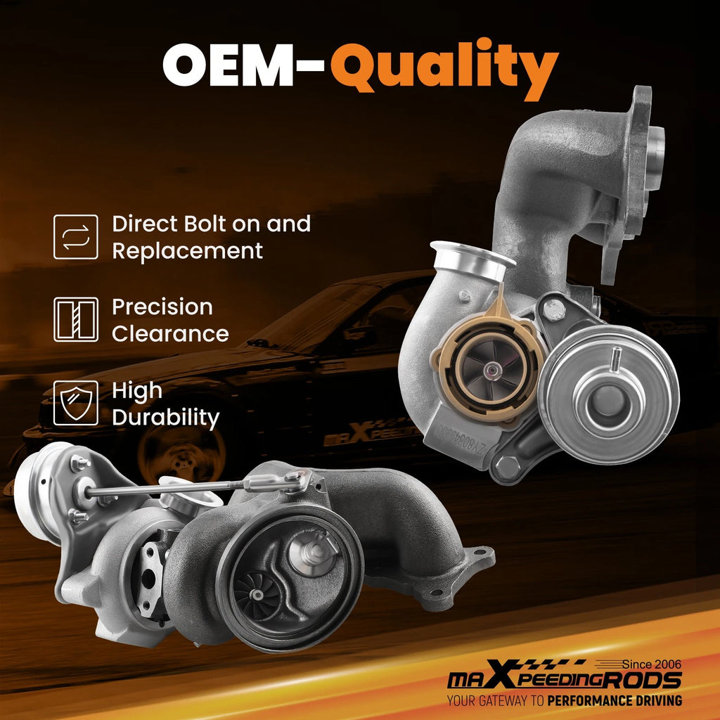 Twin Turbo TD03 for BMW 740i 740Li X6 35i xDrive (2008–2015)