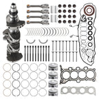 Engine Rebuild Kit w/ Crankshaft Con Rods Valve Set For Hyundai Kia G4NC 2.0L