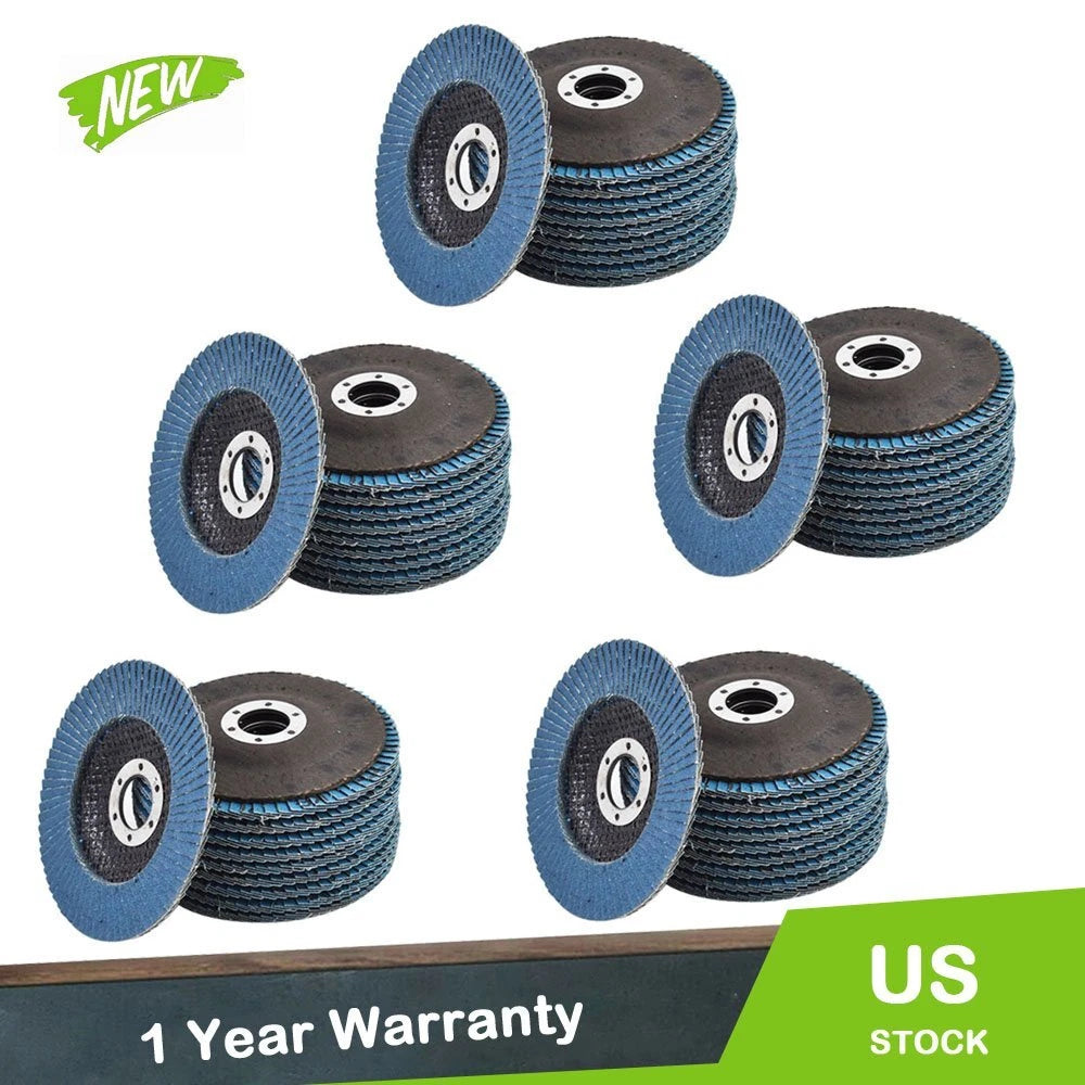 Set of 50 Zirconia Flap Discs 4-1/2" x 7/8" 80 Grit