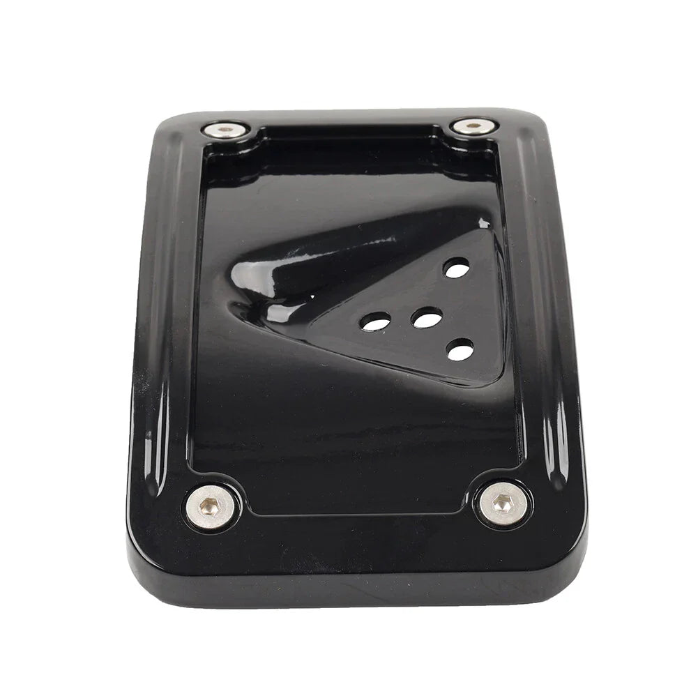 Curved Laydown License Plate Frame Mount Bracket for Harley Dyna (2006-2023)