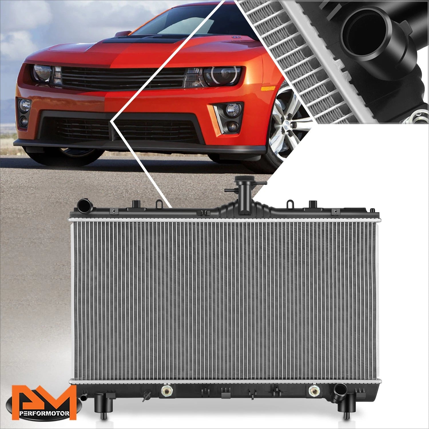 Aluminum Radiator for Chevy Camaro 6.2L 7.0L (2012–2015) DPI-13345
