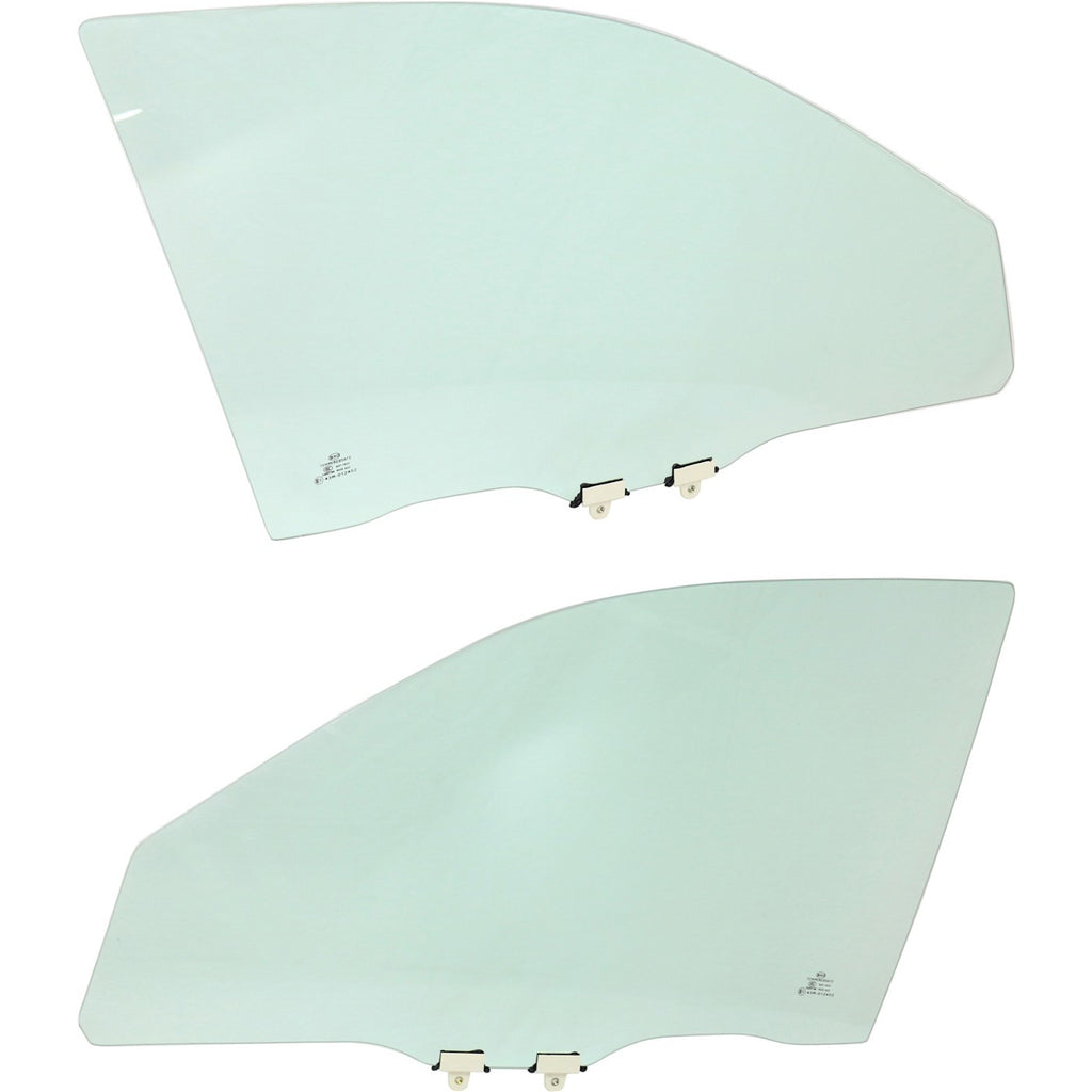 Set of 2 Door Glass for Honda Civic 4-Door (2001–2005)