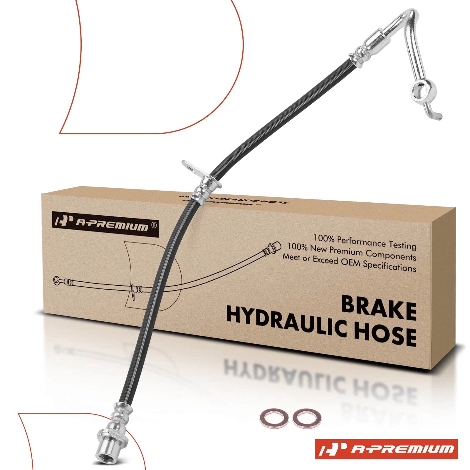 Front Left Brake Hydraulic Hose for Toyota Tacoma (2005–2015)