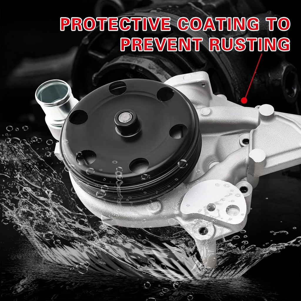 Water Pump for Chevrolet Silverado GMC Sierra 1500 (2014–2018) 12671394