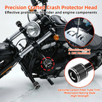 Engine Guard Crash Bar for Harley Sportster XL 883 1200 48 (2004–2022) Black