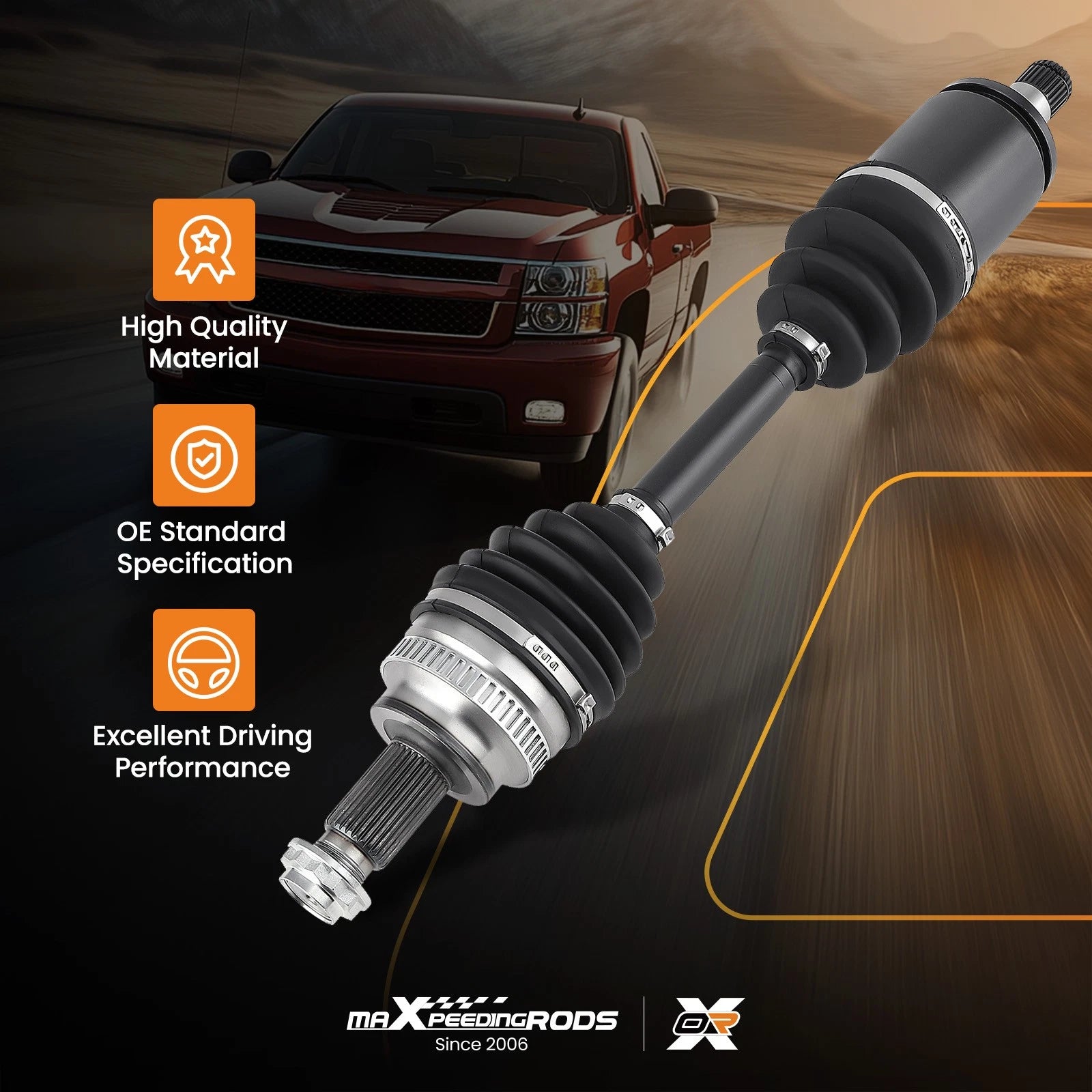 Front Left CV Axle Shaft for BMW 335xi 335i xDrive (2007–2013)