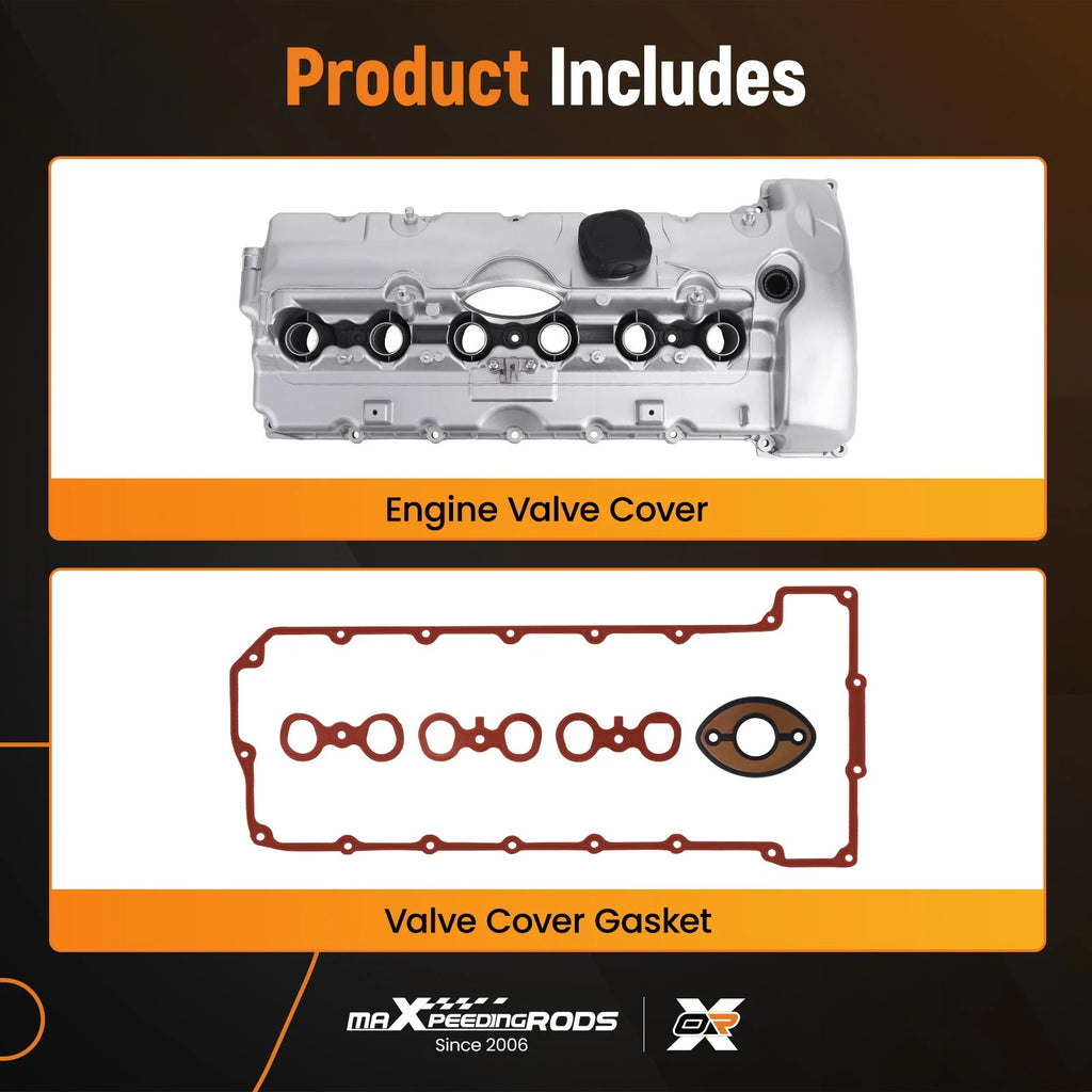 Aluminum Engine Valve Cover for BMW 325i 330i (2006)