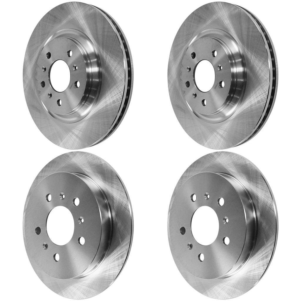 Front & Rear Brake Disc Rotors for Buick LaCrosse (2008–2009)