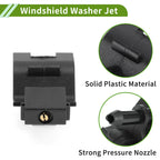 Set of 1 Windshield Washer Nozzle with Hose Connector for Toyota (No. 8538112300)