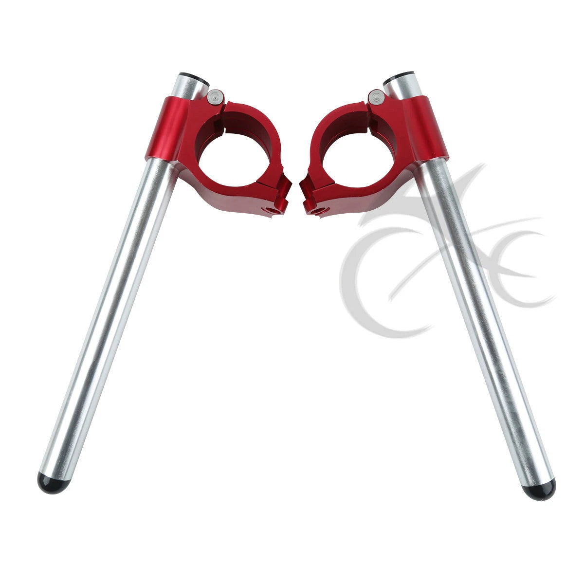 50mm Clip On Handlebars for Suzuki GSXR1000 (2001–2011) GSXR600 (1992–2011) Red