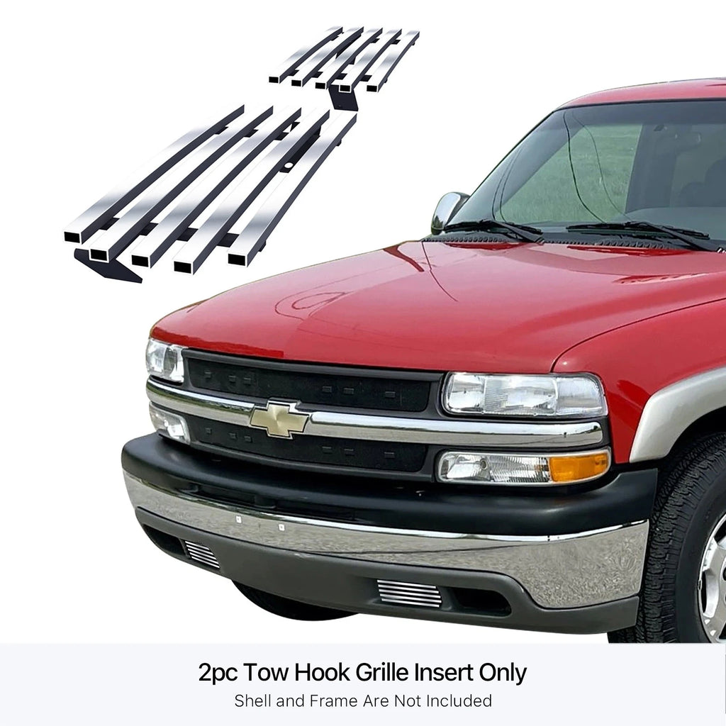 Tow Hook Grille for Silverado 1500/Tahoe (1999-2006) Stainless Billet
