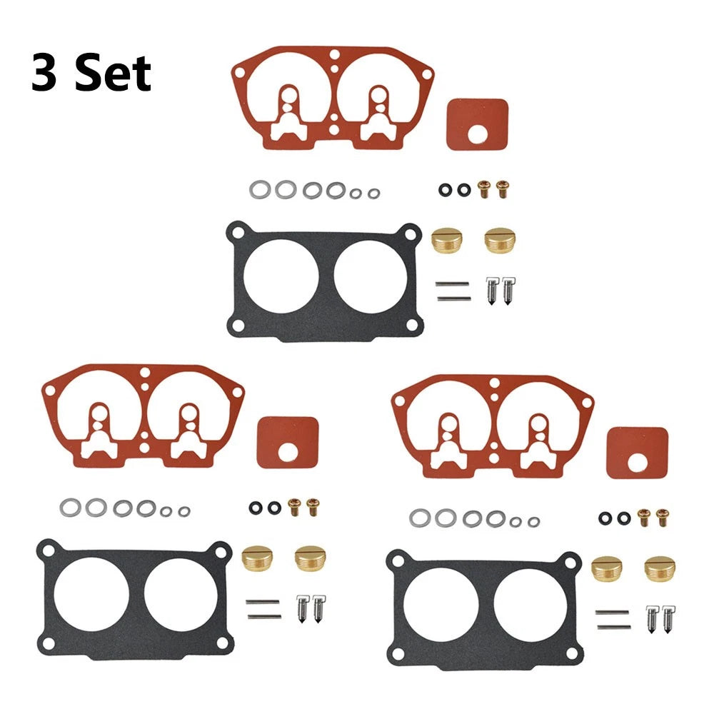 3X Carburetor Kit 6E5-W0093-06-00 for Yamaha Outboard V-4 (Year Range)