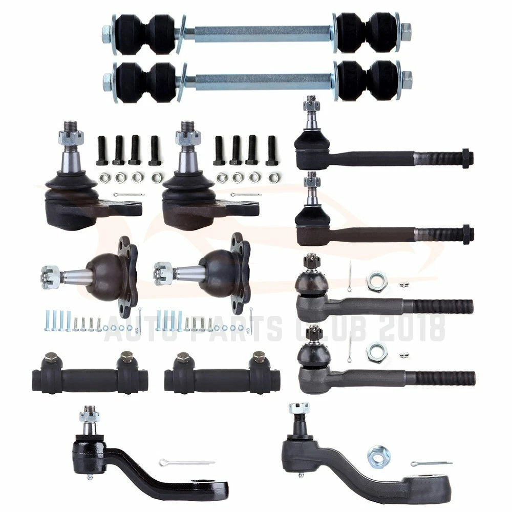 14Pcs Suspension Kit Tie Rods Ball Joints for Chevrolet K1500 K2500 (1994–1995)