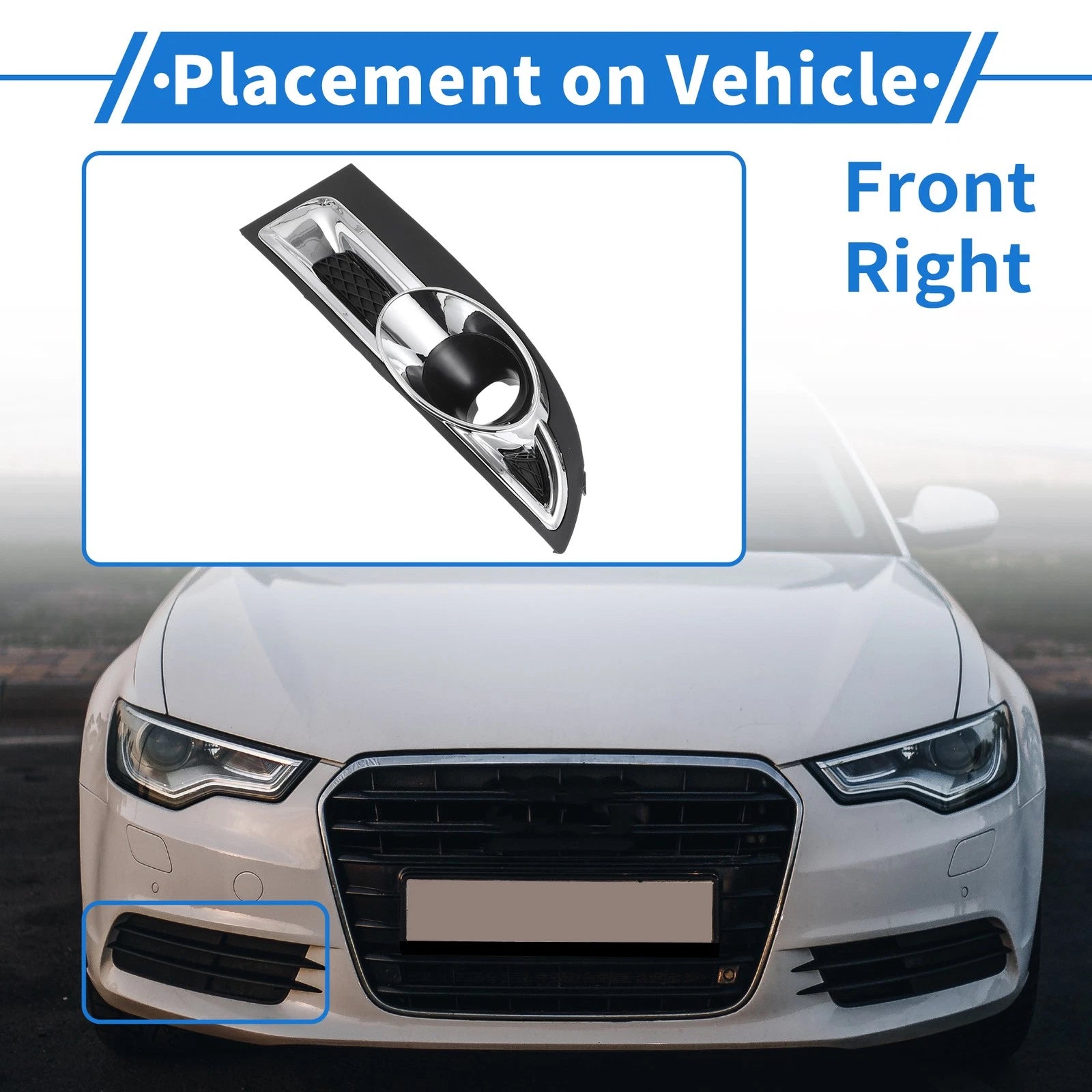 1 Pc Fog Light Grill for Chevrolet Epica (2010–2012) No. 9072637