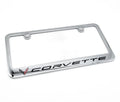 Chrome License Plate Frame Replacement for Chevrolet Corvette C8 (2020–2024)