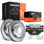 Rear Disc Brake Rotors & Ceramic Pads for BMW 325xi (2001–2005)