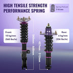 Adjustable Coilover Struts Shocks Kit for Scion tC (2005–2010) Set of 4