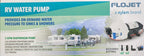 Flojet Water Pump Triplex 11 L/Min 12V for Marine Caravan (FJ100 R3526144)