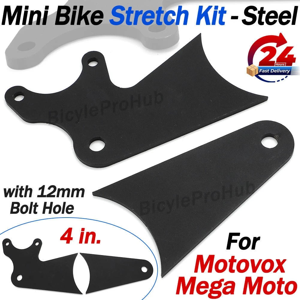 Set of 4 Stretch Tabs for Motovox MBX10/MBX11, Mega Moto MMB80/MMB105