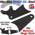 Set of 4 Stretch Tabs for Motovox MBX10/MBX11, Mega Moto MMB80/MMB105