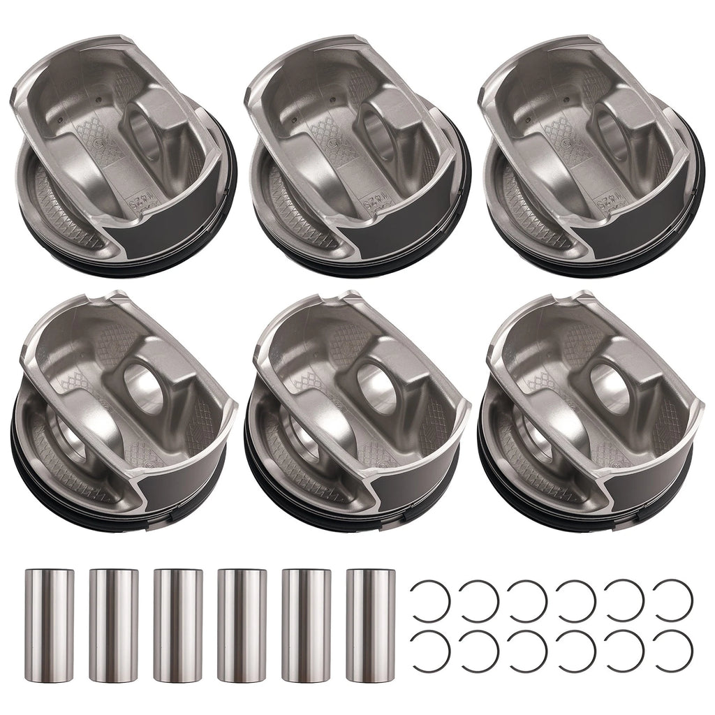 3.6L Engine Pistons and Rings Kit for GMC Acadia Chevy Traverse (2009–2015)