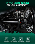 Complete Struts Shocks Absorber w/Springs for Nissan Rogue (2012–2015)