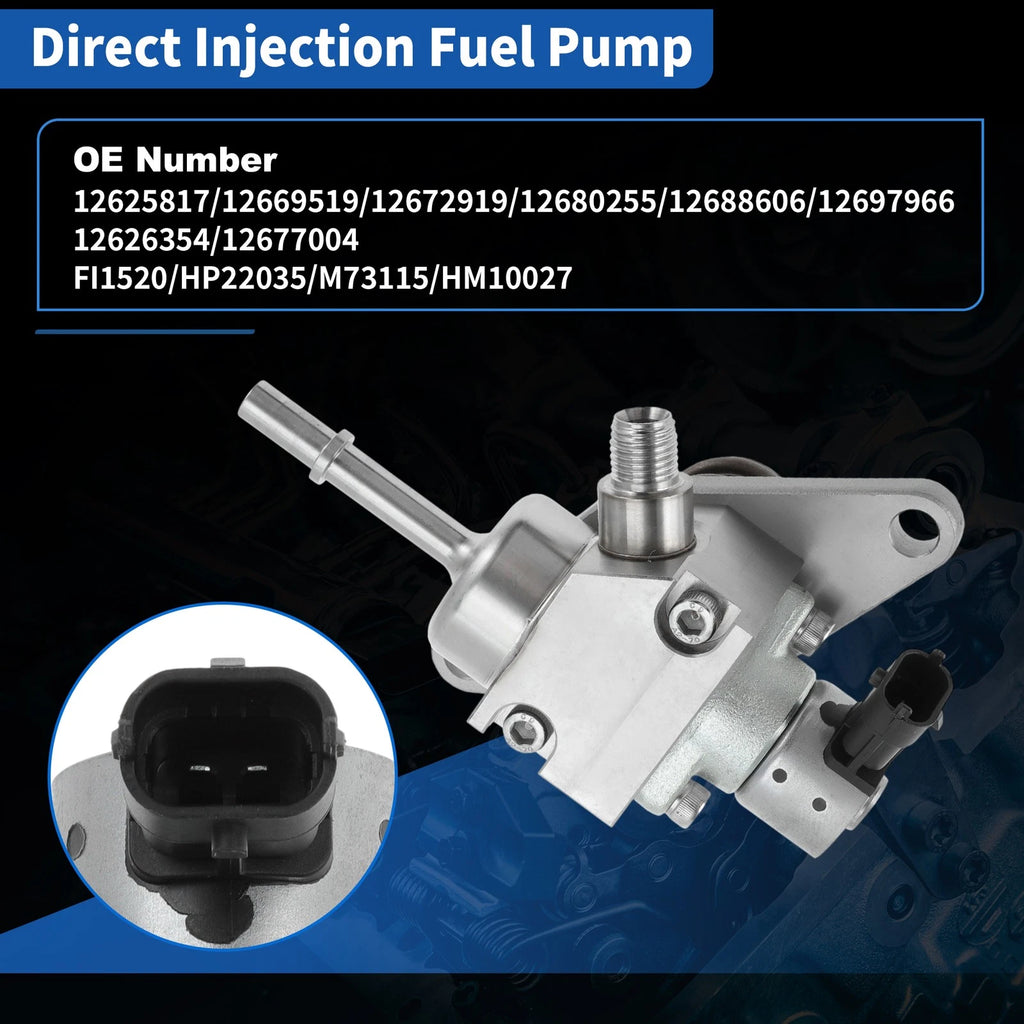 GDI High Pressure Fuel Pump for Chevrolet Silverado 1500 Tahoe (2014–2019)