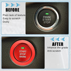 Engine Start Stop Push Button Cover Trim Sticker Kit for Subaru (2013–2022) Red