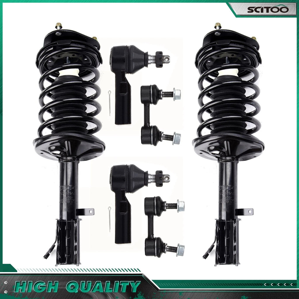 Complete Struts, Sway Bars, Tie Rods Kit for Chevy Prizm (1998–2002)