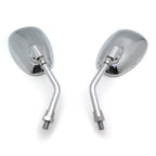Chrome Motorcycle Racing Mirrors 10mm for Yamaha V Star 1100 (2000)
