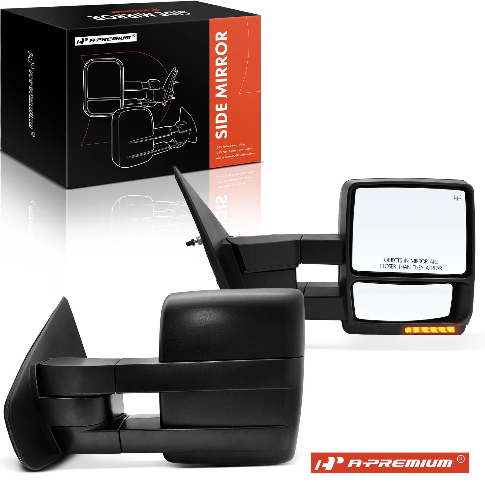 Pair Power Adjust Towing Mirrors for Ford F-150 (2007–2012)