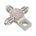 3AN AN3 Stainless Steel 3-Way Male Tee Fitting Adapter for Brake Clutch Hose