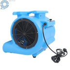 1 HP Air Mover 4000 CFM 3-Speed Carpet Dryer for Cooling and Ventilating
