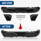 Rear Bumper Cover Fascia for Ford Bronco Sport (2021–2024) W/O Sensor Heavy Duty