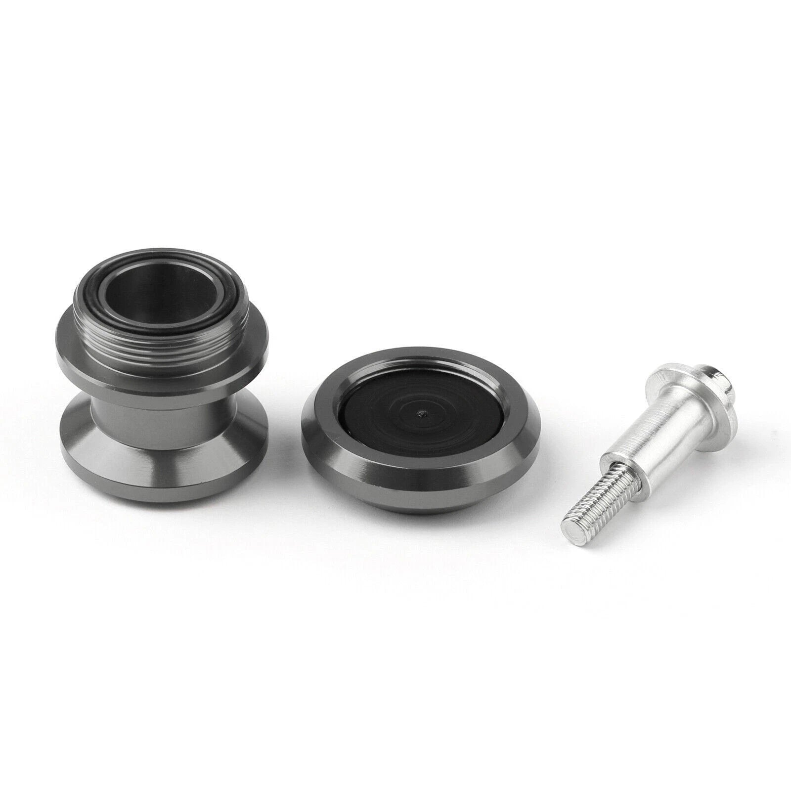 Pair of 6mm Swingarm Sliders Spools for Yamaha MT01 MT09 YZF-R3 R1 (2001–2023)