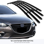 Stainless Black Billet Grille Insert for Mazda Mazda 3 (2014-2016)