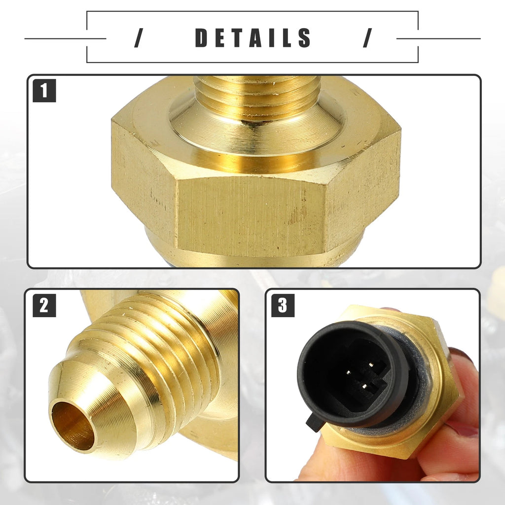 Engine Oil Pressure Sensor for Ford F-250 (2005–2007) 5C3Z-9J460-A Metal