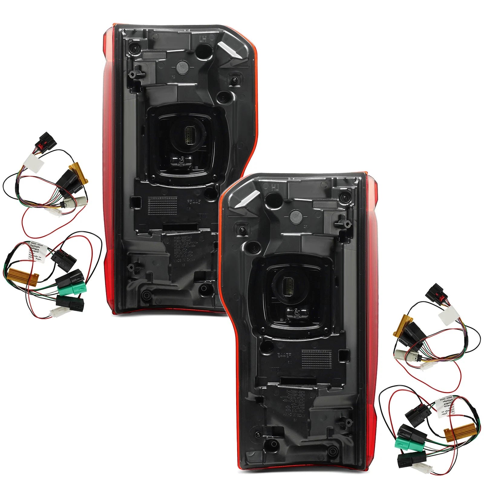 LED Tail Lights for Ford F-250 Super Duty (2023–2026) - Halogen Upgrade, BSD Pair