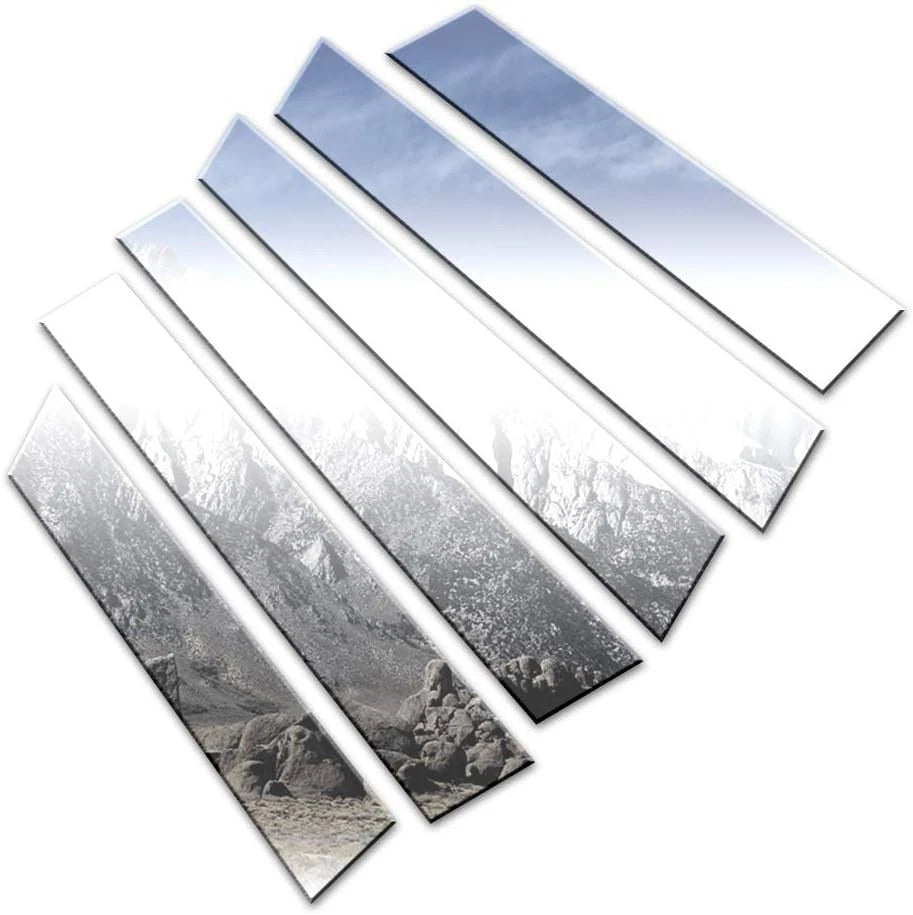 Luxury FX Stainless Steel Pillar Post Trim 6pc for Nissan Rogue (2014–2020)
