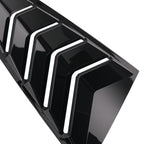 Gloss Black Painted Side Window Louvers for Ford Mustang Coupe (2015-2022)