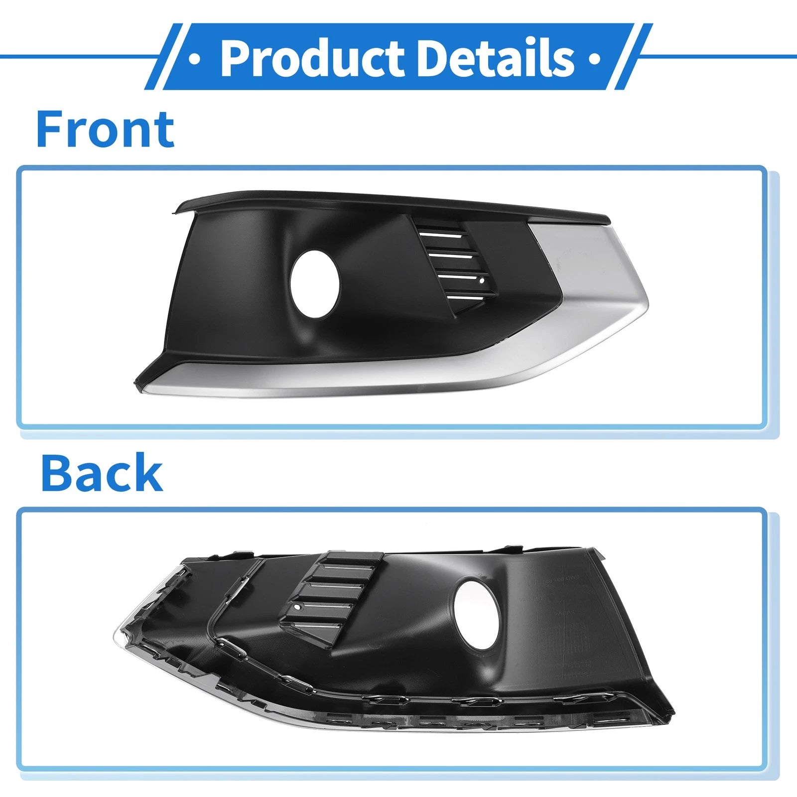 1pc Fog Light Grill for Audi A4L (2020–2022) No.8WD807682L