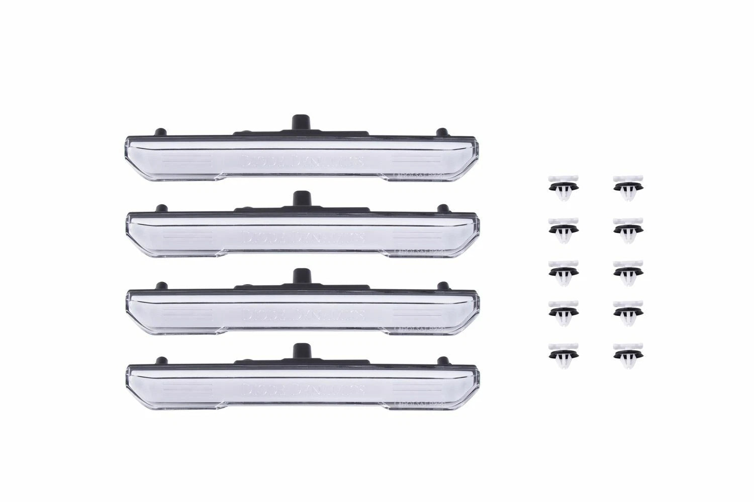 LED Sidemarker Lights Clear Front for GMC Sierra HD 2500 3500 (2020–2023)