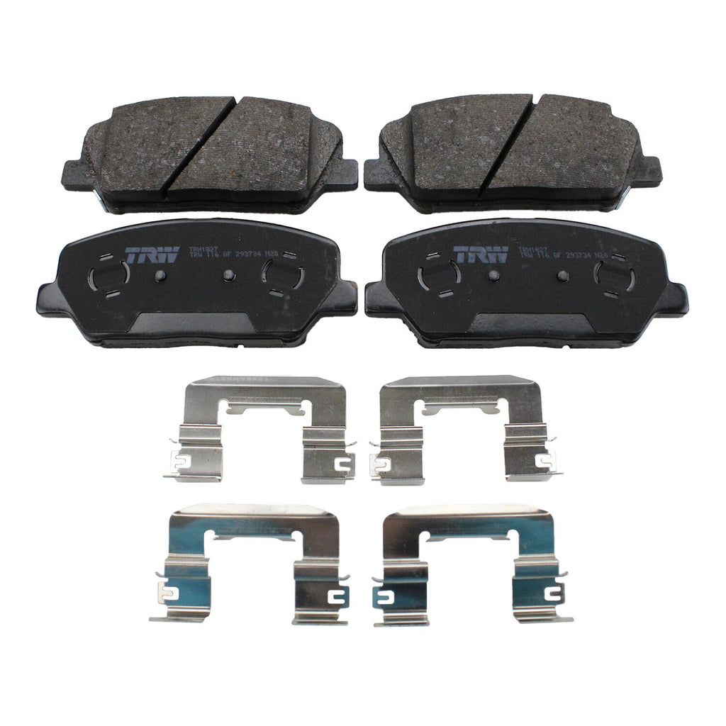 TRW Pro Brake Pads with Hardware for Hyundai Veloster Kia Forte5 (2012–2019)